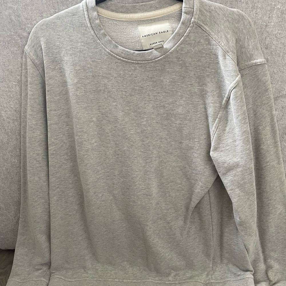American Eagle Gray Crewneck